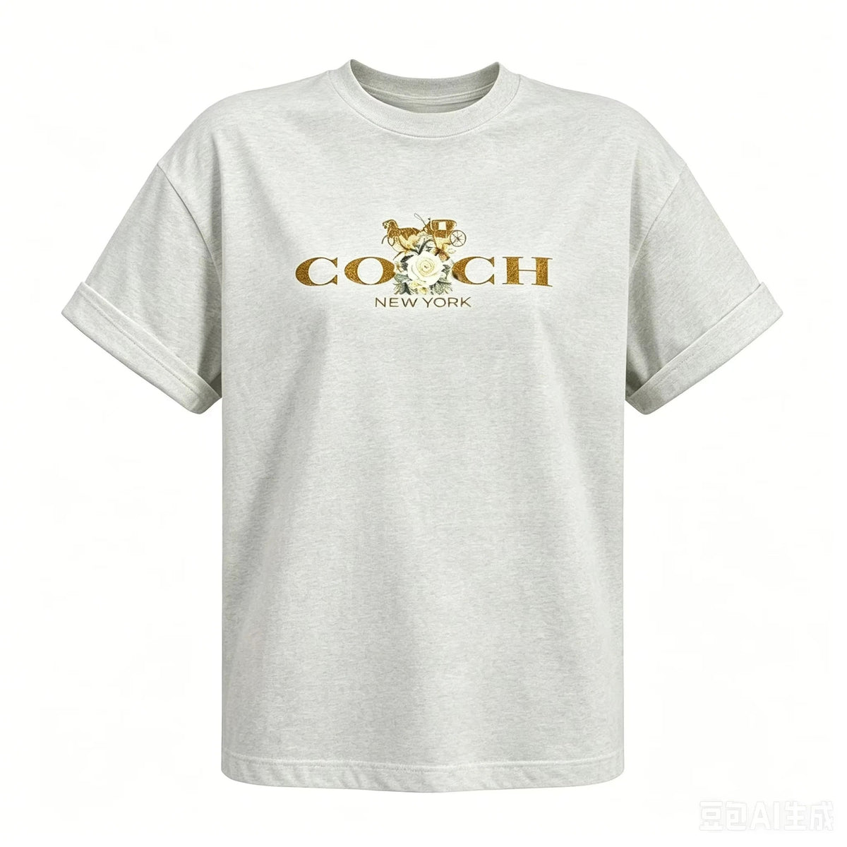Men's & Women's Casual Printed O-Neck Short Sleeve T-Shirt