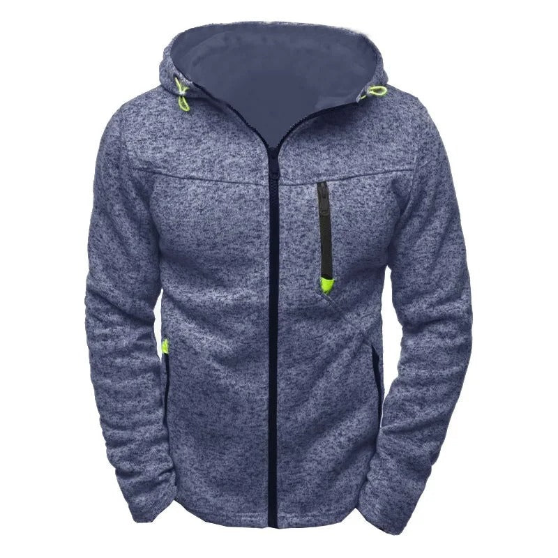 Fleece Hooded Zip-Up Jacket