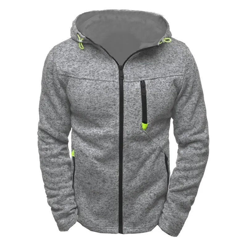 Fleece Hooded Zip-Up Jacket