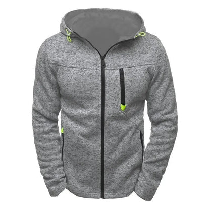 Fleece Hooded Zip-Up Jacket