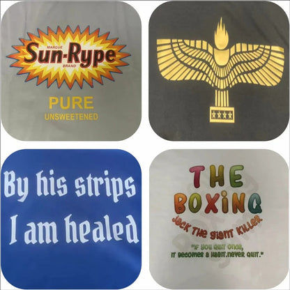 Men's 100% Cotton Customizable Vintage Wash Oversized T-Shirt