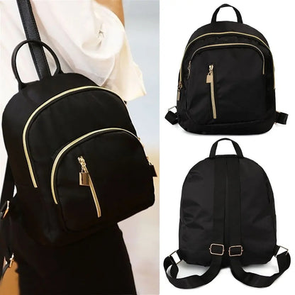 Women's Mini Backpack Purse – Fashion Travel Daypack Shoulder Bag, Black