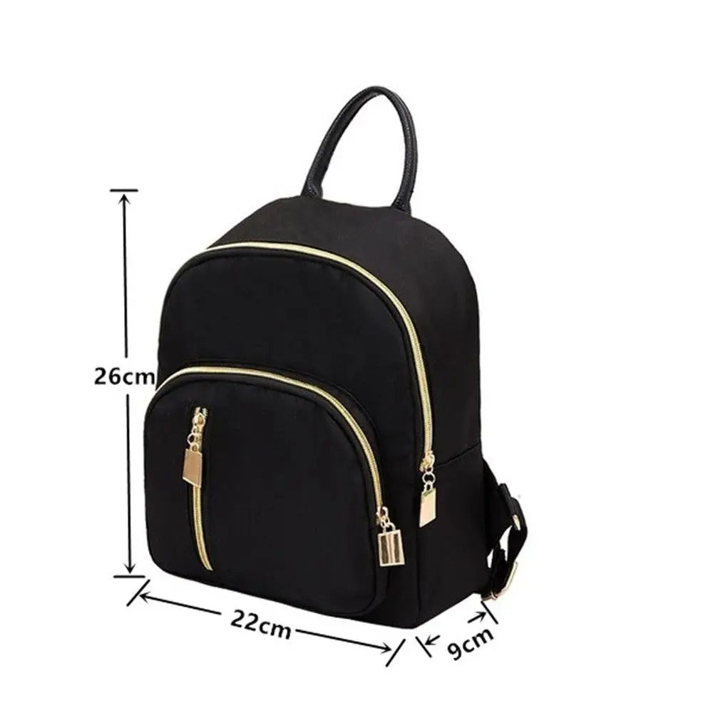 Women's Mini Backpack Purse – Fashion Travel Daypack Shoulder Bag, Black