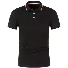 Men's Premium Solid Color Polo Shirt – Short Sleeve Cotton Blend Casual Golf & Business T-Shirt