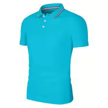Men's Premium Solid Color Polo Shirt – Short Sleeve Cotton Blend Casual Golf & Business T-Shirt