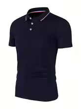 Men's Premium Solid Color Polo Shirt – Short Sleeve Cotton Blend Casual Golf & Business T-Shirt