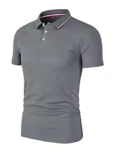Solid Color Polo Shirt