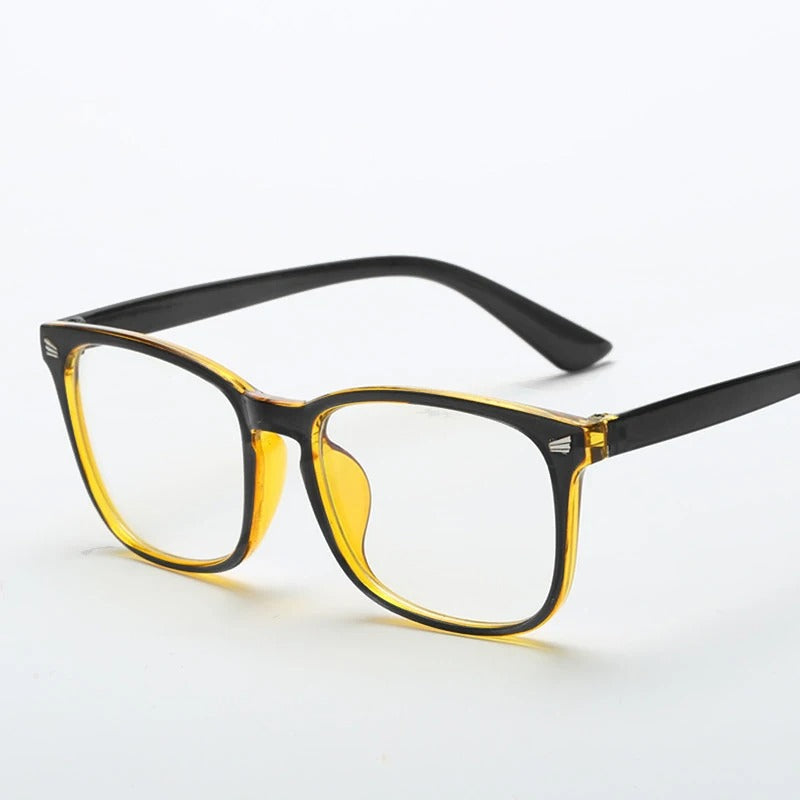 Fashion Square Blue Light Blocking Glasses for Men & Women – Full Frame Computer Eyewear
